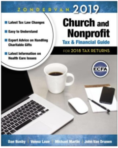 Zondervan church and nonprofit tax guide